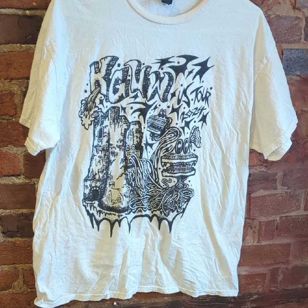King Gizzard And The Lizard Wizard 2024 Us Tour White T Shirt Large Gildan - Picture 1 of 4